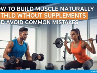 Natural muscle building without supplements through real food and training