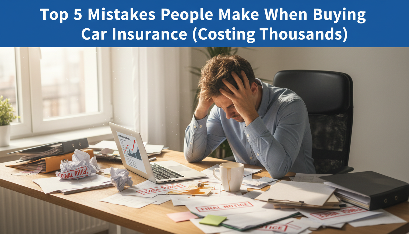 Top 5 Mistakes People Make When Buying Car Insurance (Costing Thousands)
