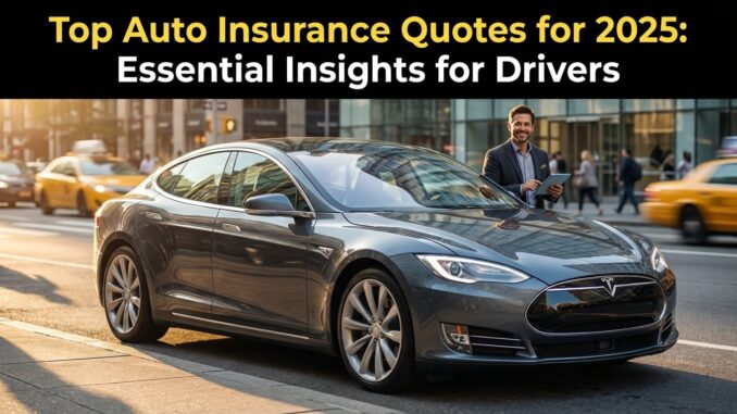 Top Auto Insurance Quotes for 2025