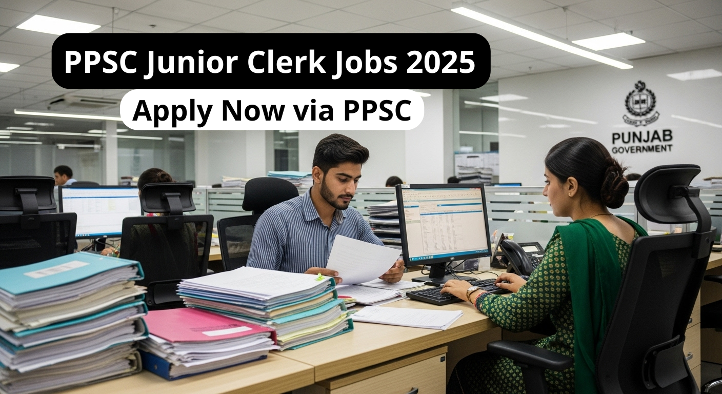 PPSC Junior Clerk Jobs 2025