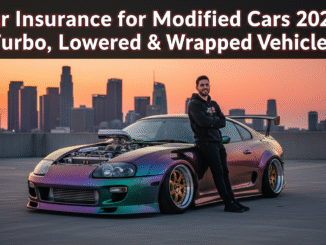 Car Insurance for Modified Cars 2026