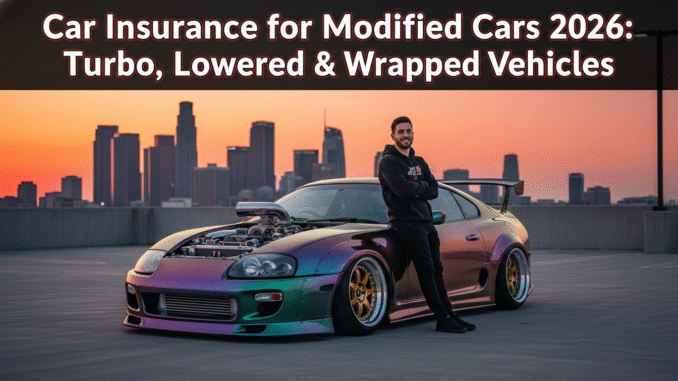 Car Insurance for Modified Cars 2026