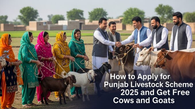 How to Apply for Punjab Livestock Scheme 2025 and Get Free Cows and Goats