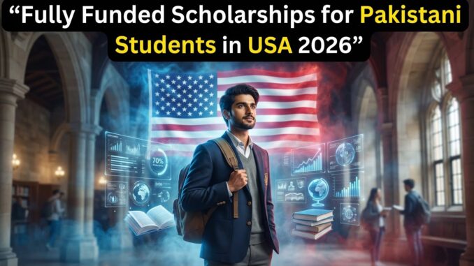 Fully Funded Scholarships for Pakistani Students in USA 2026