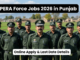 PERA Force Jobs 2026 in Punjab