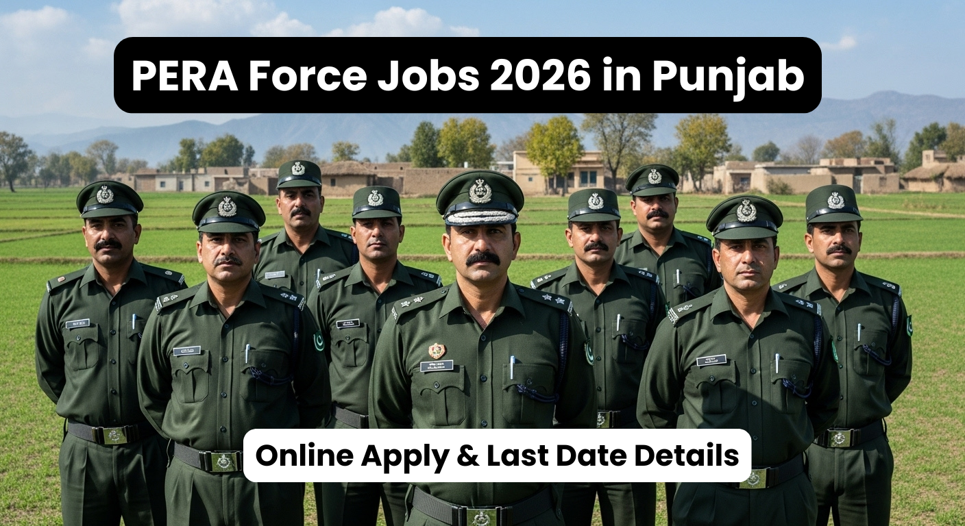 PERA Force Jobs 2026 in Punjab