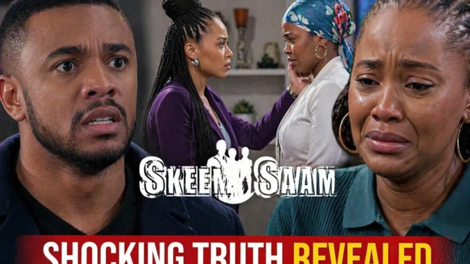 Skeem Saam Written Update 22 April 2026 shocking truth revealed scene, Lehasa emotional reaction, Khwezi confrontation, dramatic soap episode highlight image